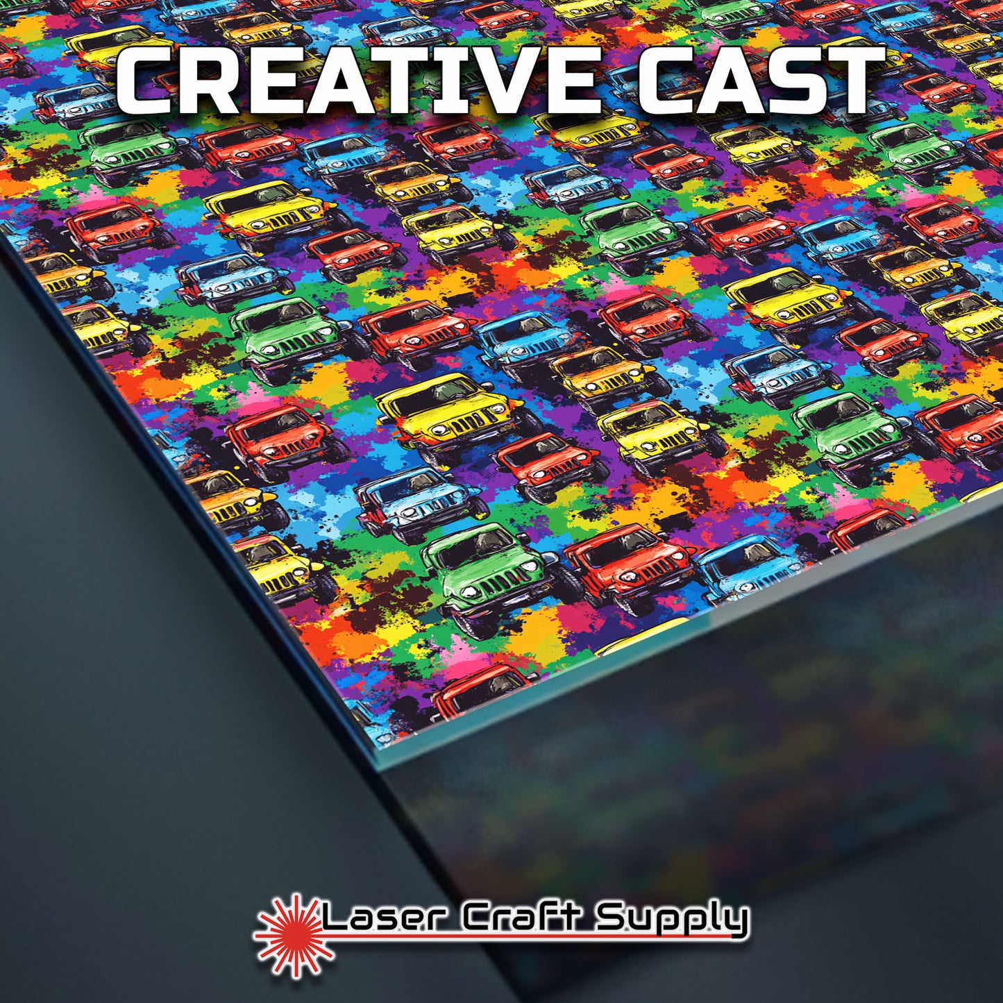 Creative Cast Acrylics - Colorful Off Road