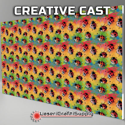 Creative Cast Acrylics - Colorful Ladybug Love