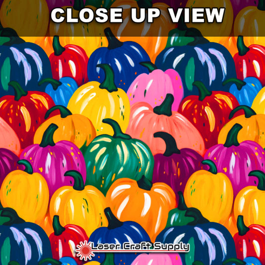Colorful Painted Pumpkins - Creative Cast