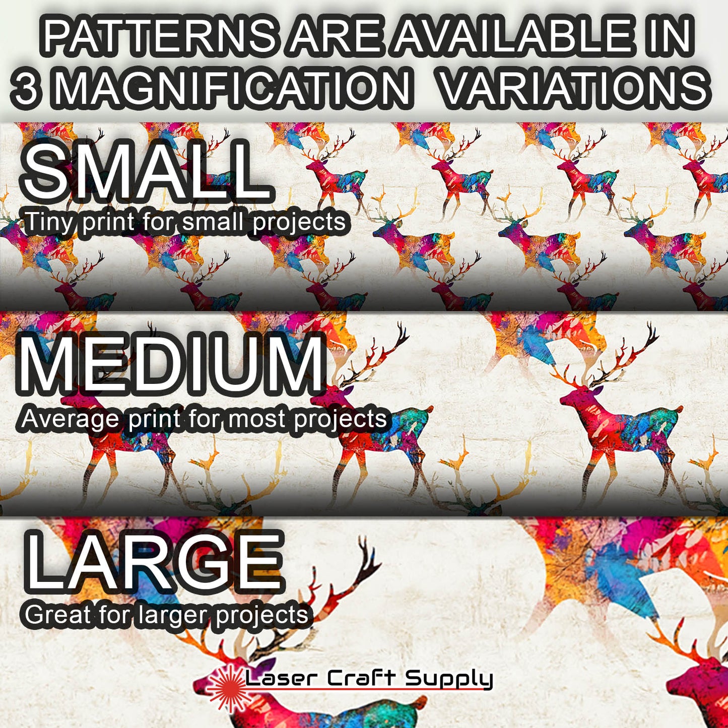 Colorful Reindeer - Creative Cast