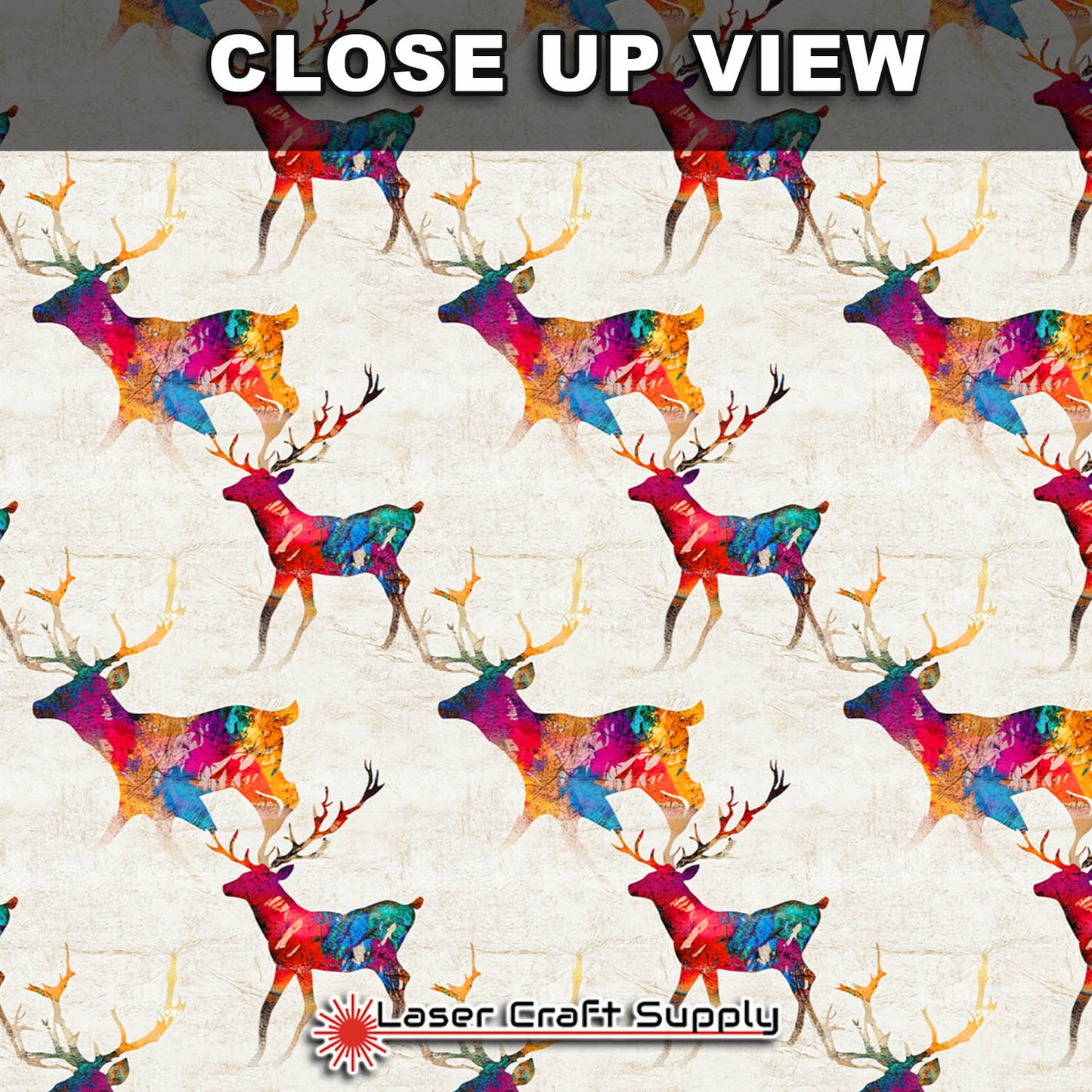 Colorful Reindeer - Creative Cast