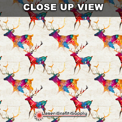 Colorful Reindeer - Creative Cast