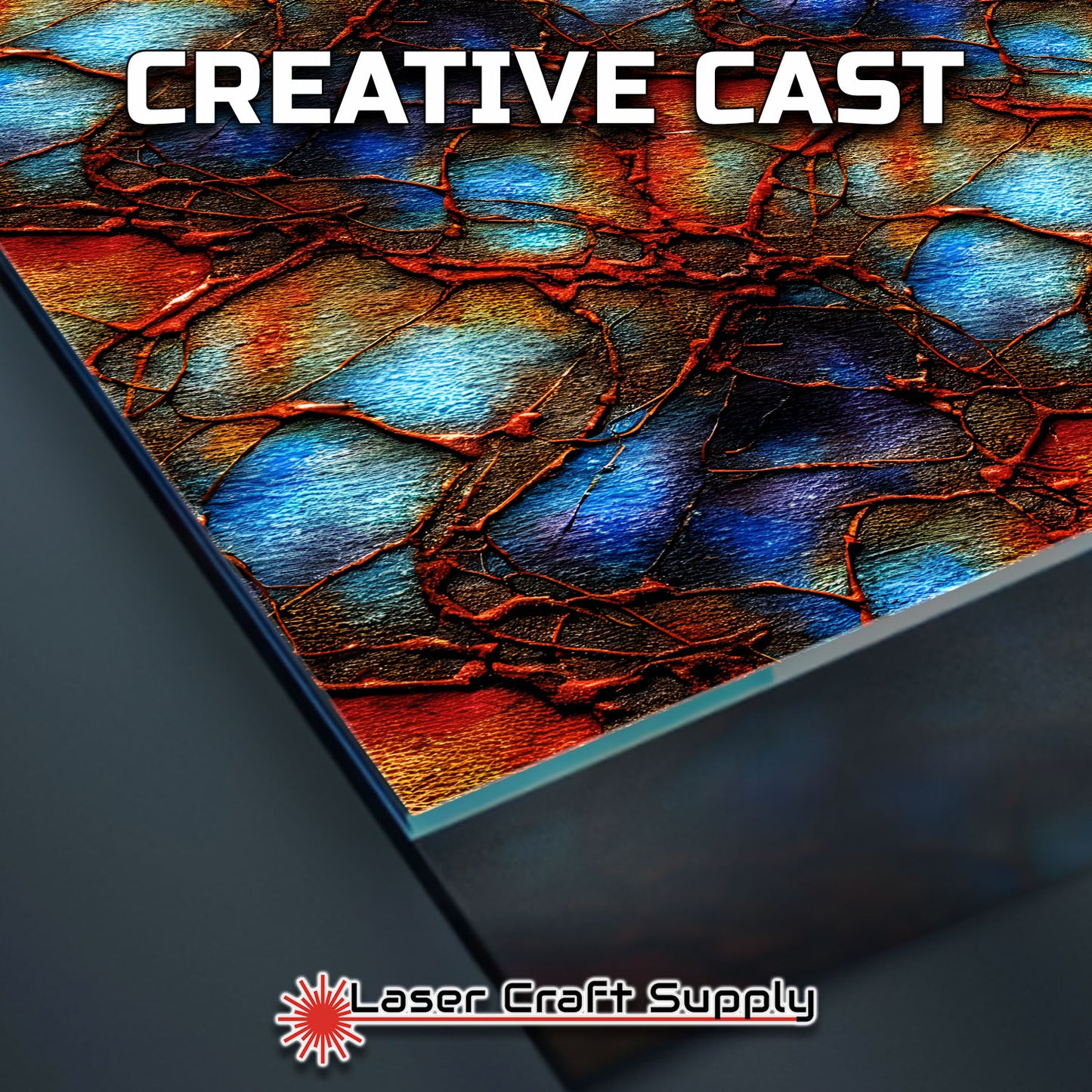 Creative Cast Acrylics - Colorful Rusted Metal