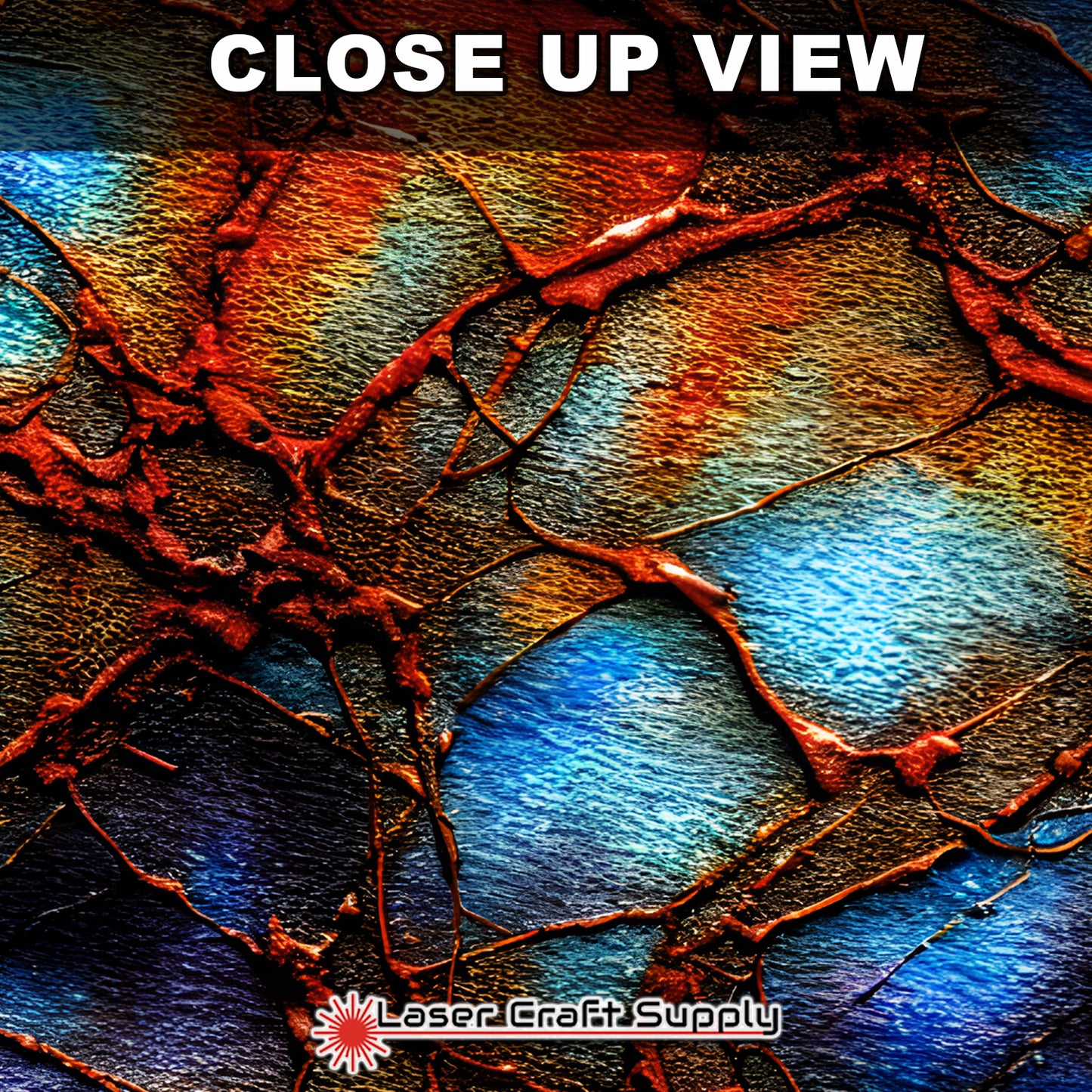 Creative Cast Acrylics - Colorful Rusted Metal