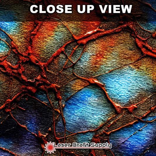 Creative Cast Acrylics - Colorful Rusted Metal