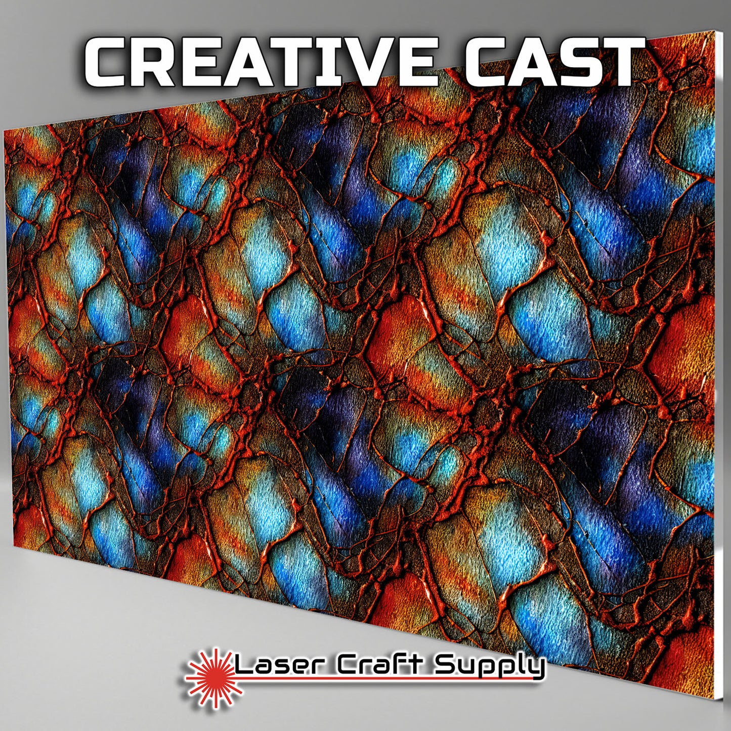 Creative Cast Acrylics - Colorful Rusted Metal