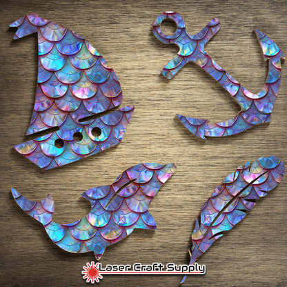 Creative Cast Acrylics - Colorful Scales