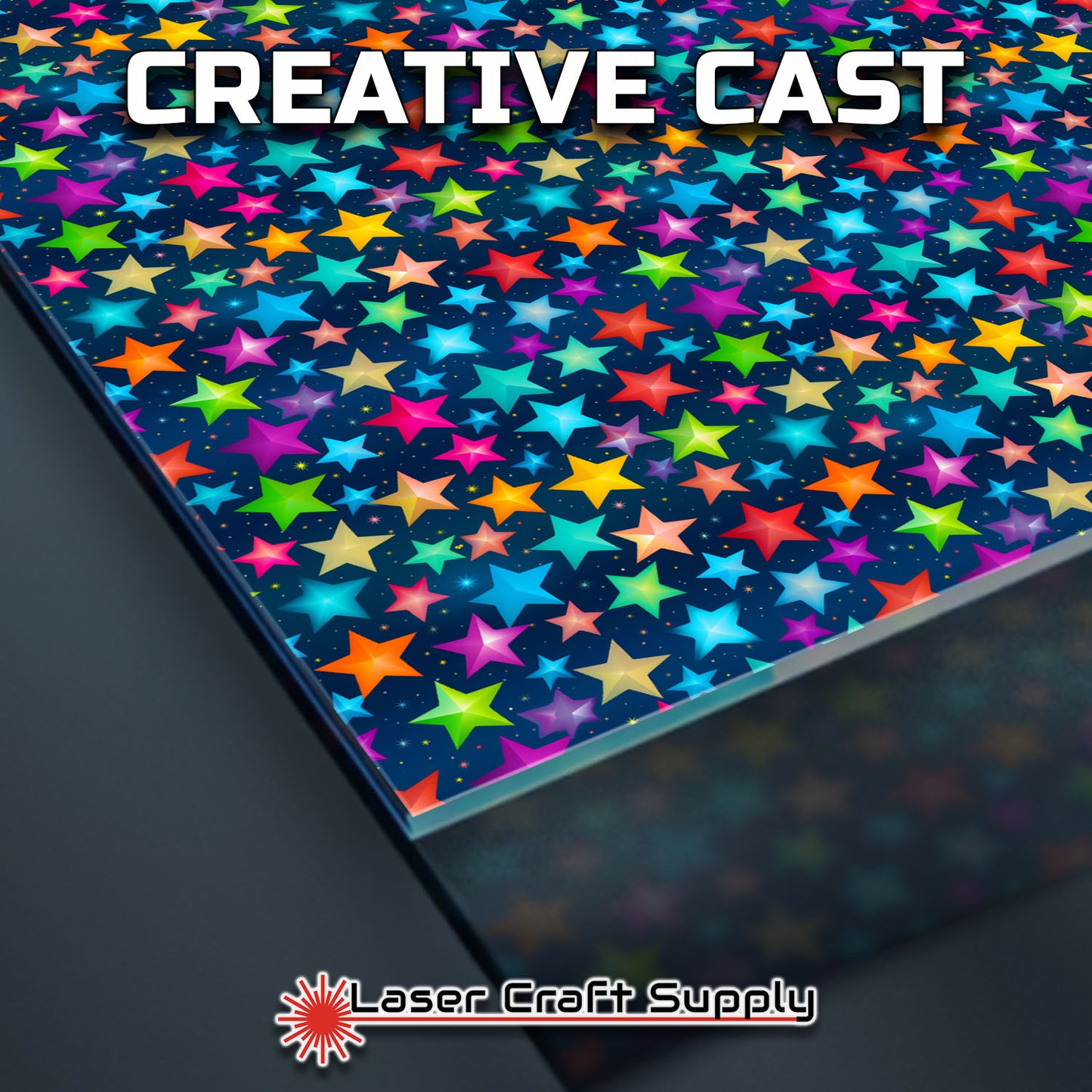 Creative Cast Acrylics - Colorful Stars