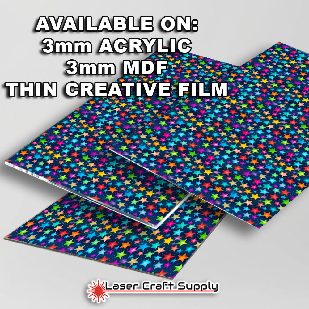 Creative Cast Acrylics - Colorful Stars