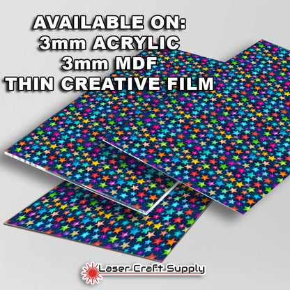 Creative Cast Acrylics - Colorful Stars