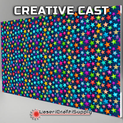 Creative Cast Acrylics - Colorful Stars