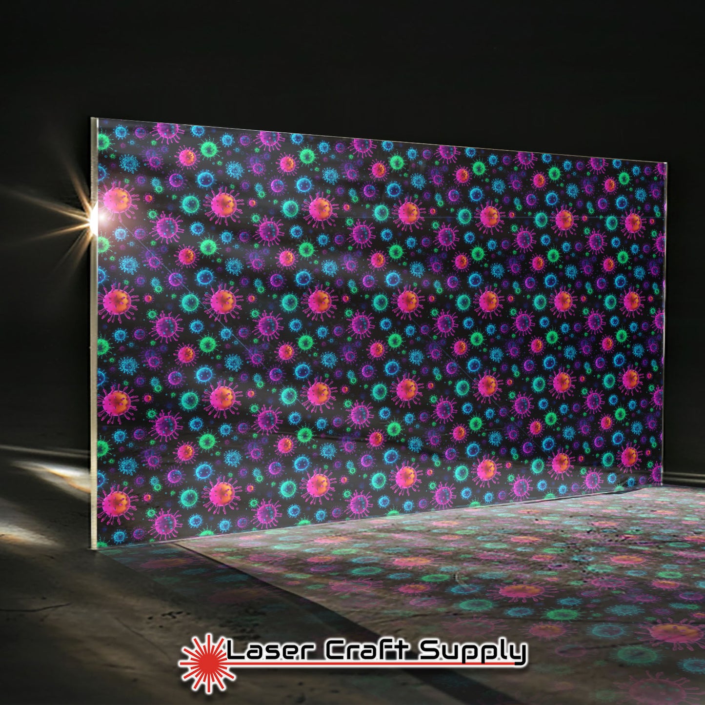 Creative Cast Acrylics - Colorful Virus