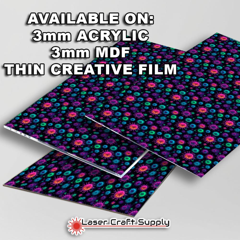 Creative Cast Acrylics - Colorful Virus