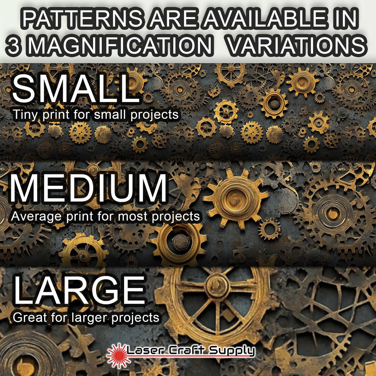 Creative Cast Acrylics - Copper Grears