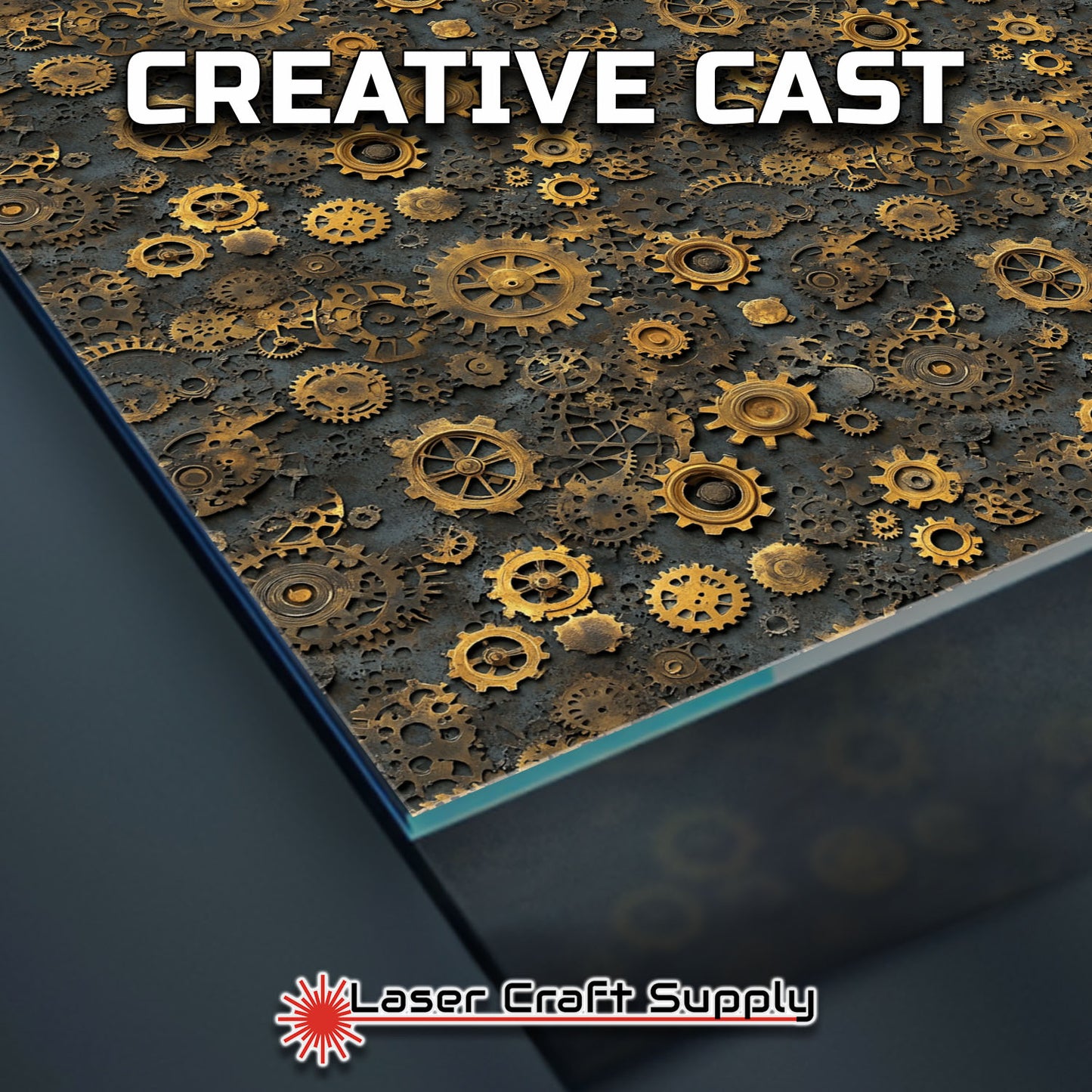 Creative Cast Acrylics - Copper Grears