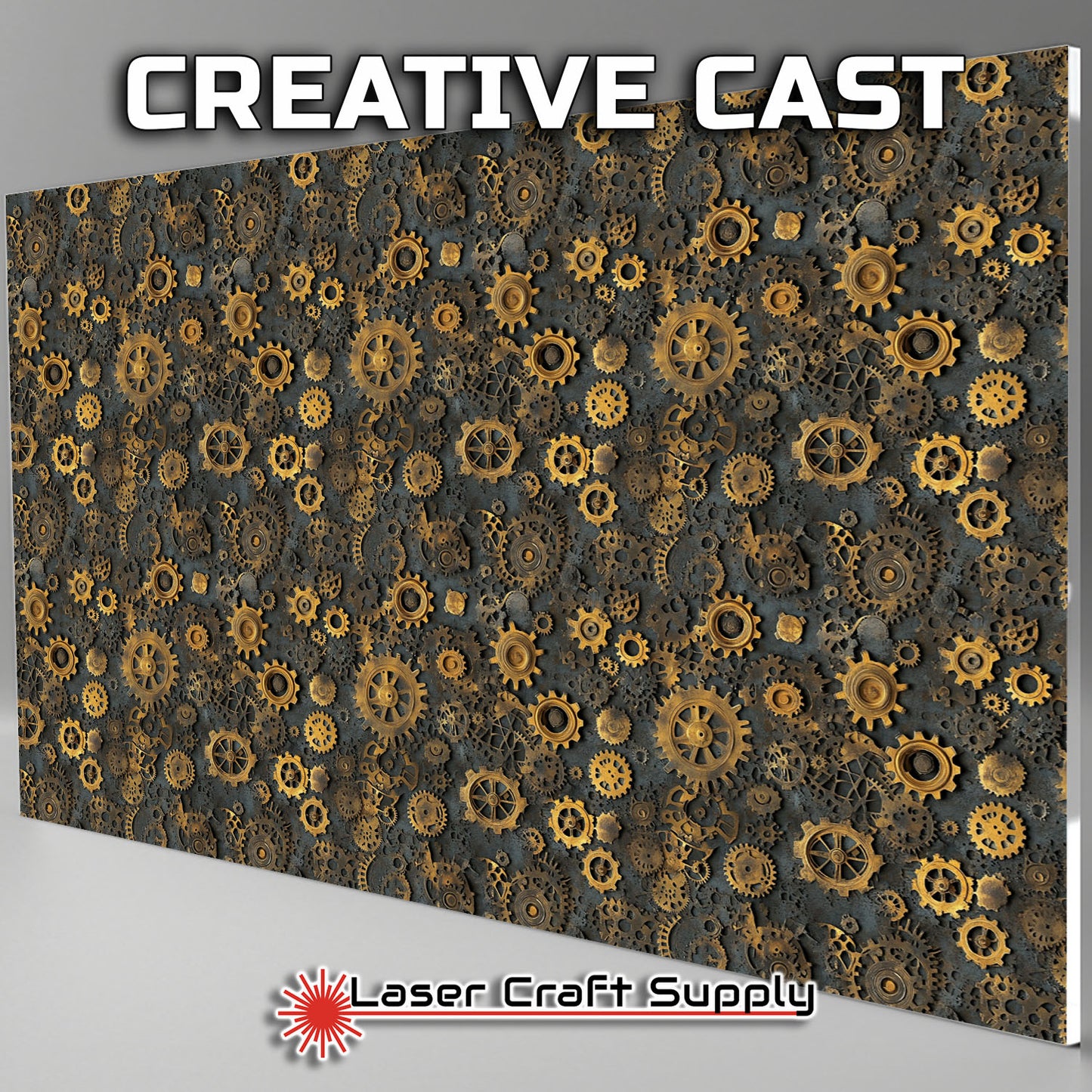 Creative Cast Acrylics - Copper Grears