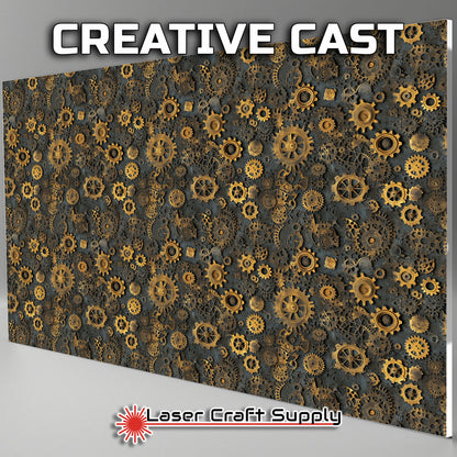 Creative Cast Acrylics - Copper Grears