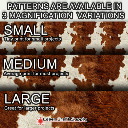 Cowhide Brown and White - Creative Cast