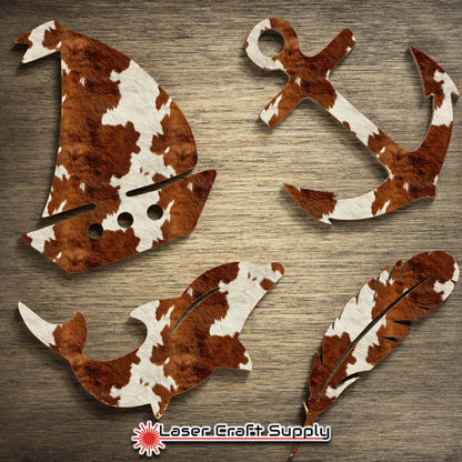 Cowhide Brown and White - Creative Cast