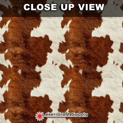 Cowhide Brown and White - Creative Cast