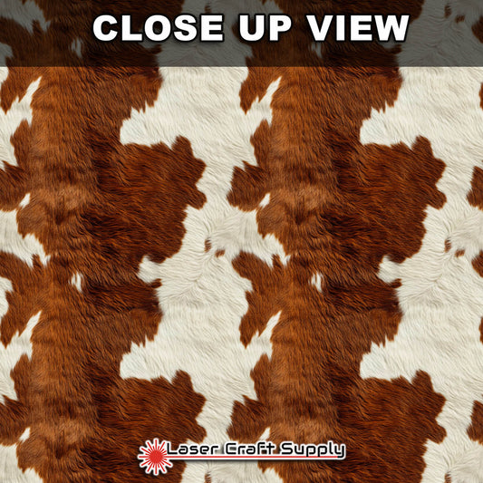 Cowhide Brown and White - Creative Cast