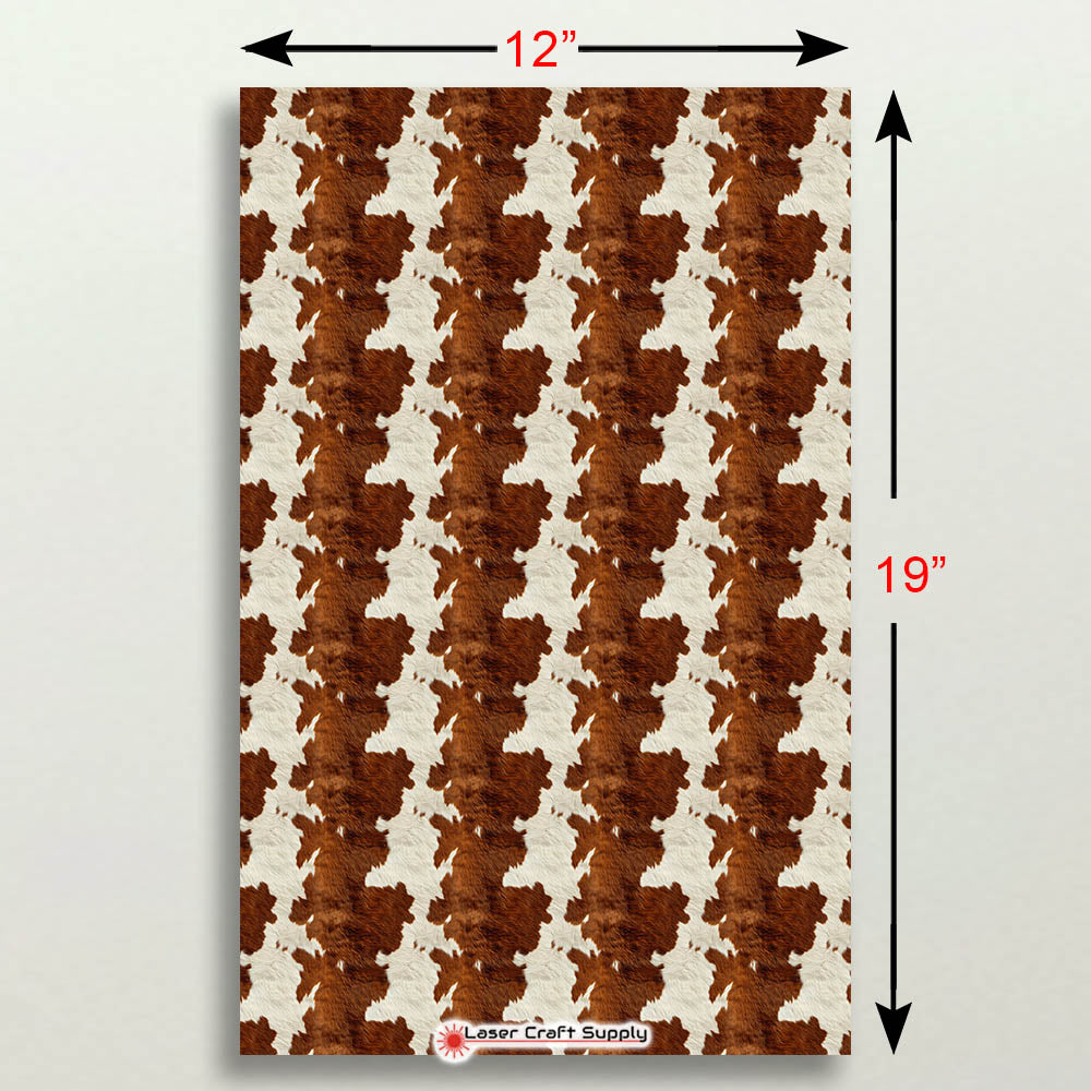 Cowhide Brown and White - Creative Cast