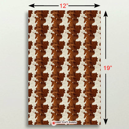 Cowhide Brown and White - Creative Cast