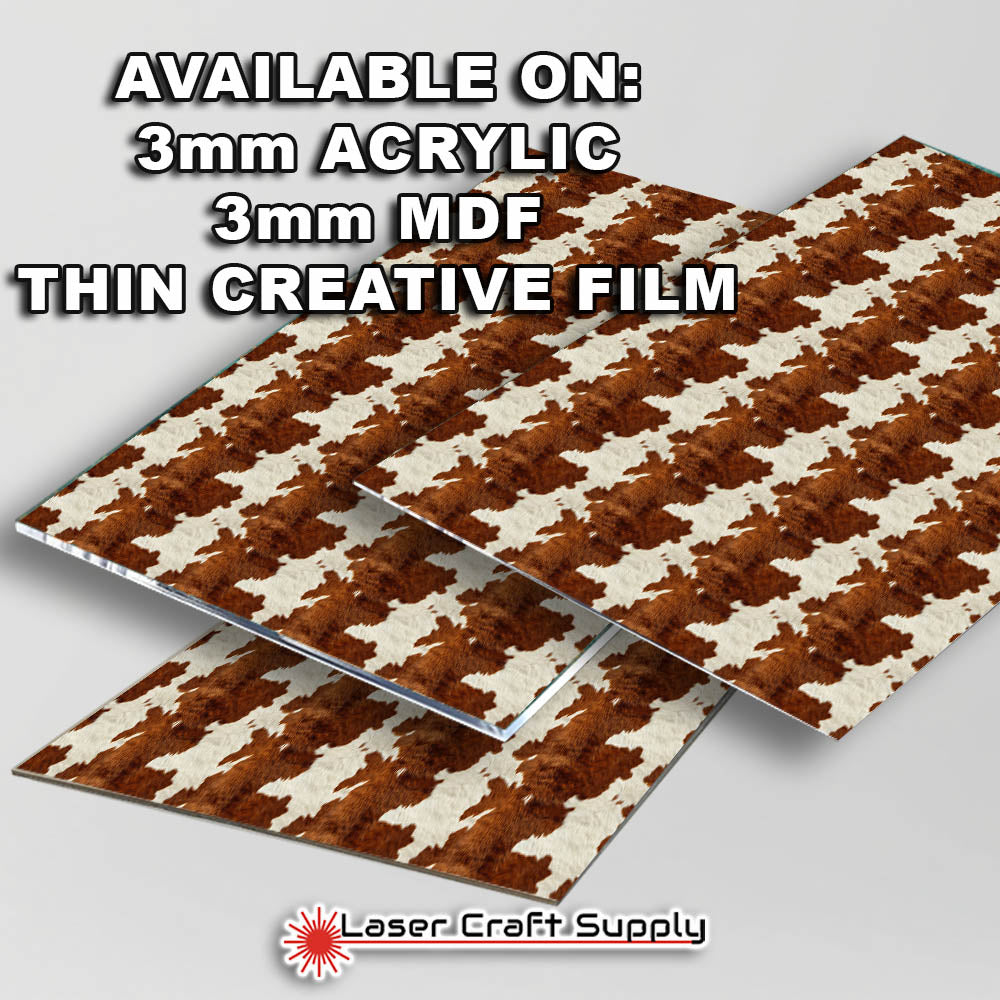 Cowhide Brown and White - Creative Cast