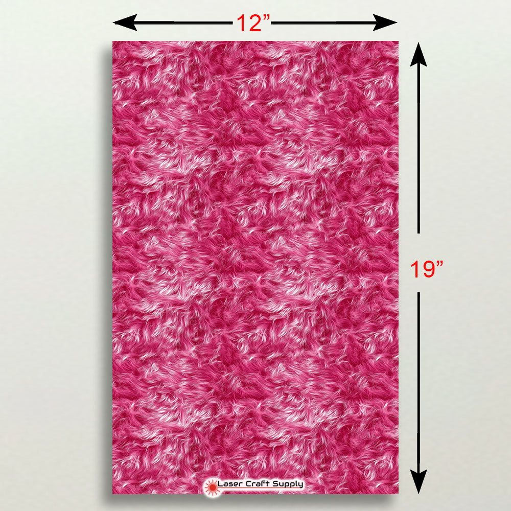 Deep Pink fur - FULL SHEET