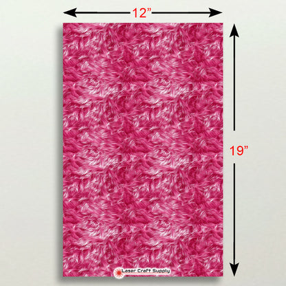 Deep Pink fur - FULL SHEET