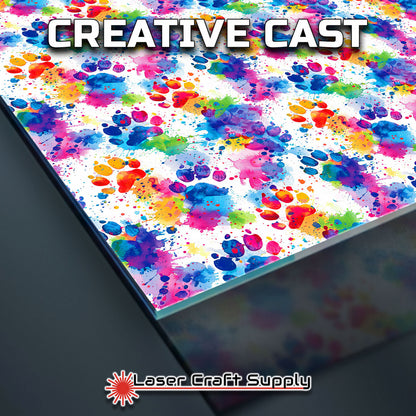 Creative Cast Acrylics - Dog Paws In Color