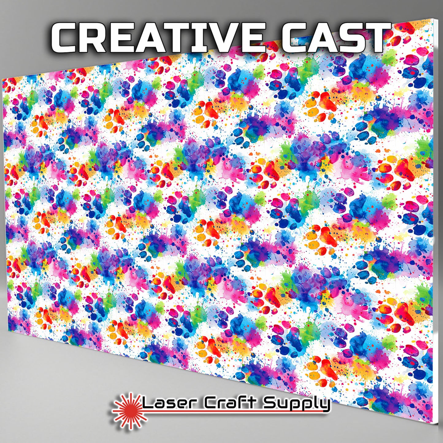 Creative Cast Acrylics - Dog Paws In Color