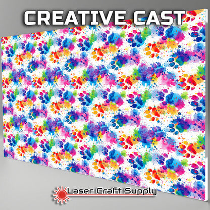 Creative Cast Acrylics - Dog Paws In Color