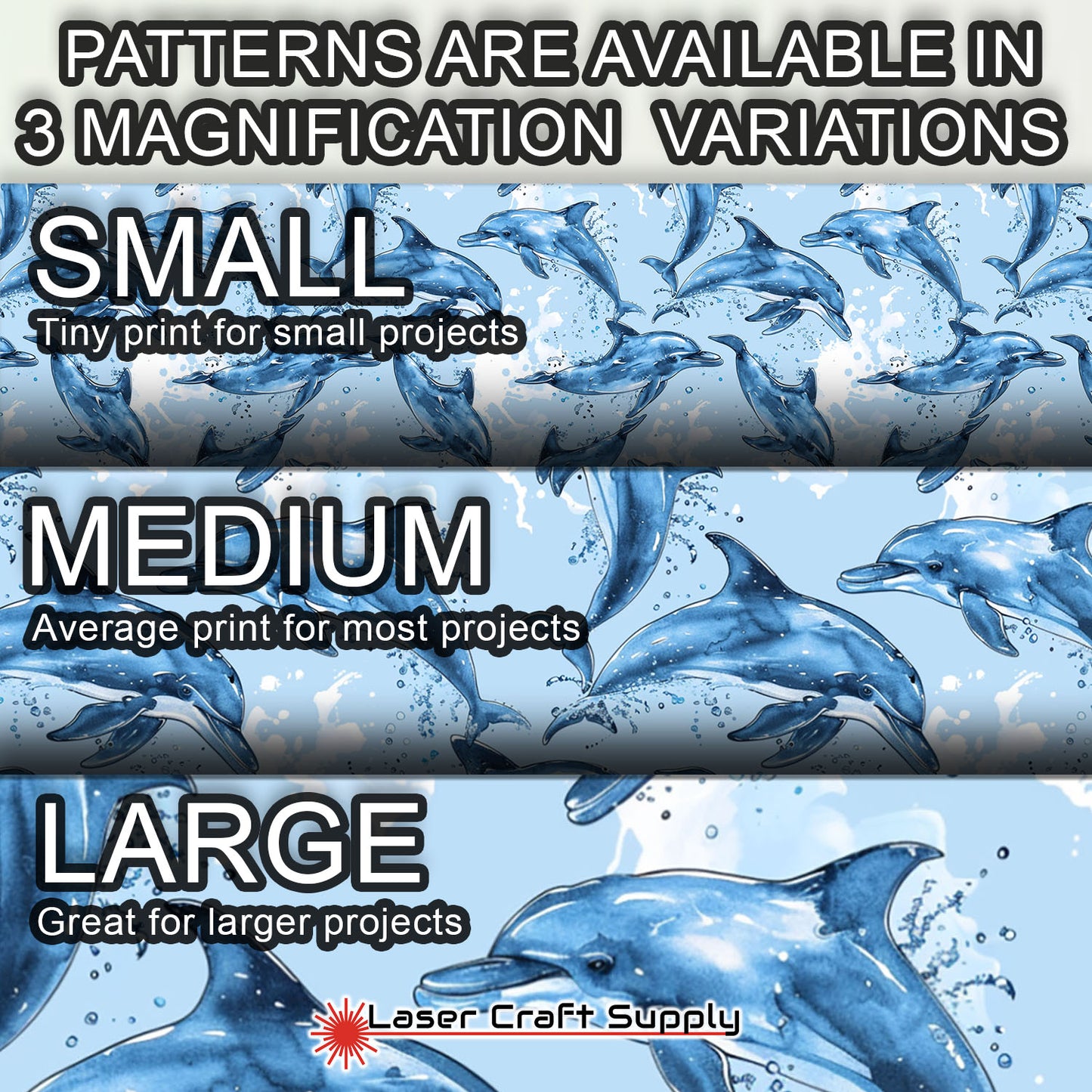 Creative Cast Acrylics - Dolphins Splashing