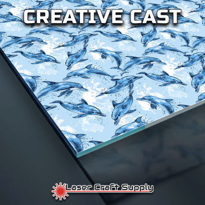 Creative Cast Acrylics - Dolphins Splashing