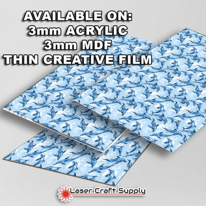 Creative Cast Acrylics - Dolphins Splashing