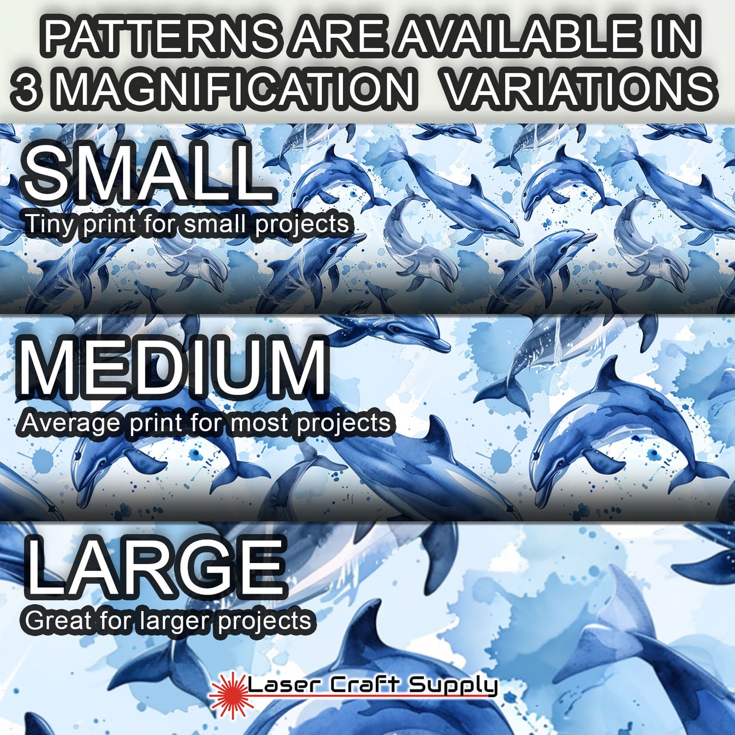 Creative Cast Acrylics - Dolphins at Play