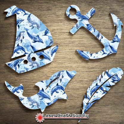 Creative Cast Acrylics - Dolphins at Play