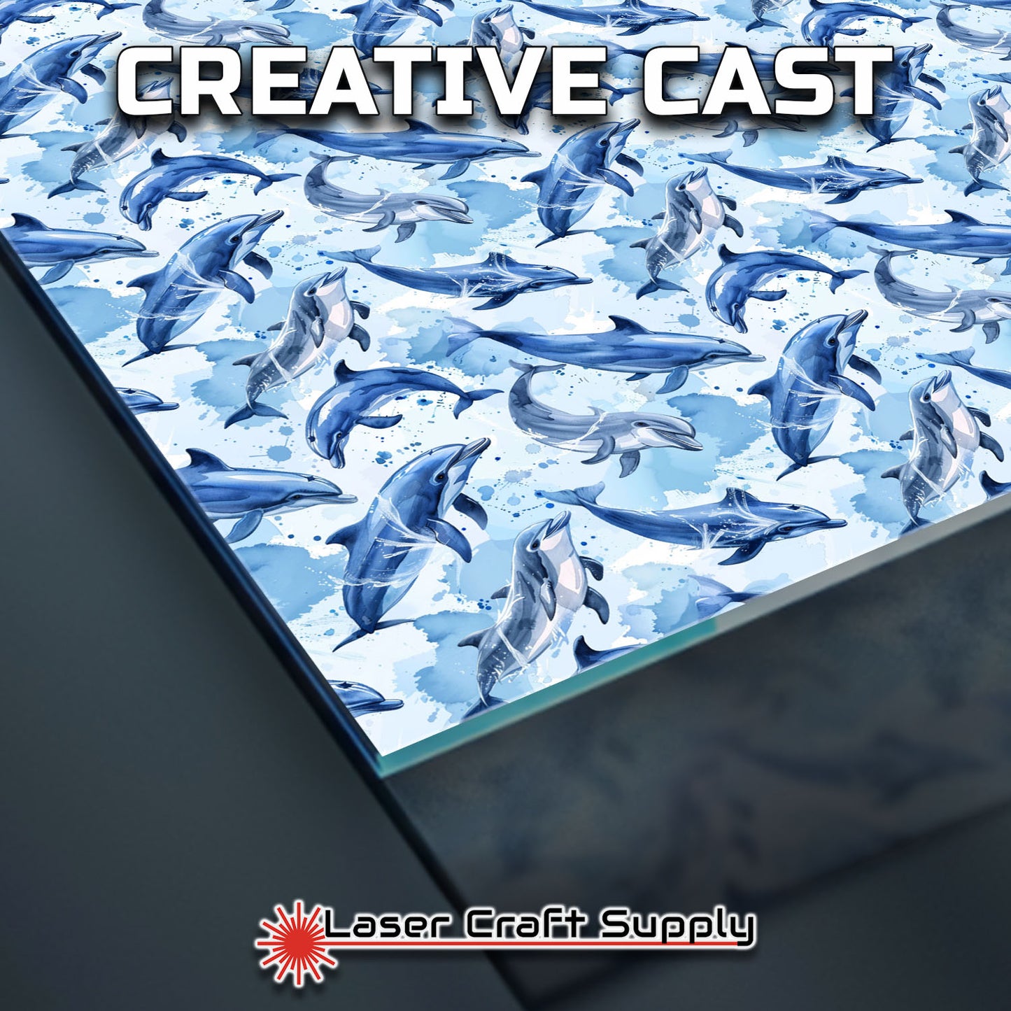 Creative Cast Acrylics - Dolphins at Play