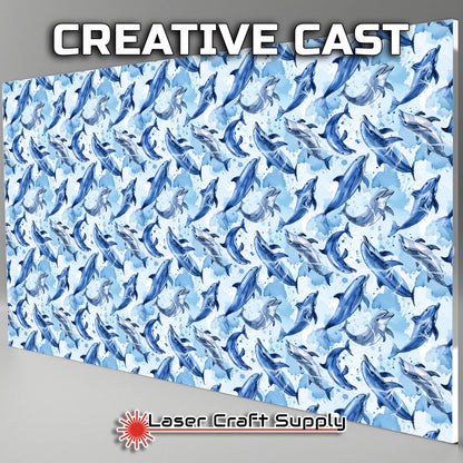 Creative Cast Acrylics - Dolphins at Play