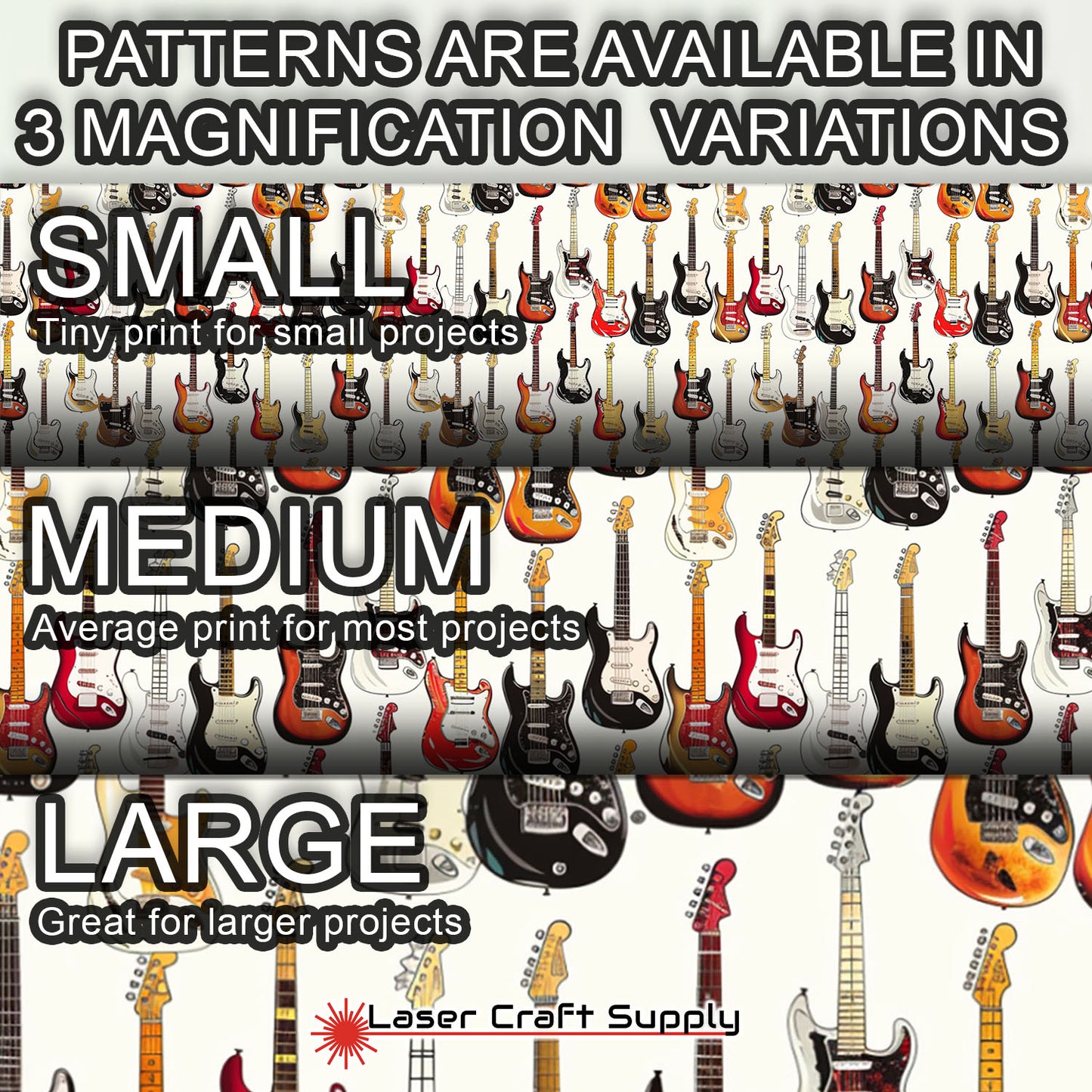 Creative Cast Acrylics - Electric Guitars