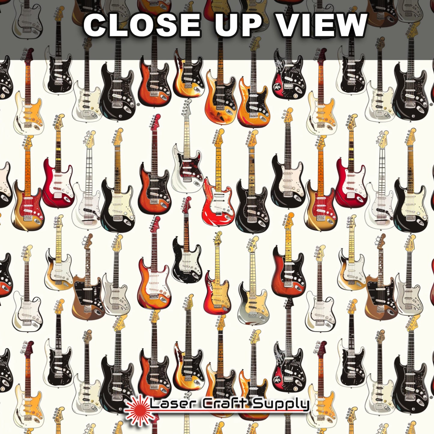 Creative Cast Acrylics - Electric Guitars