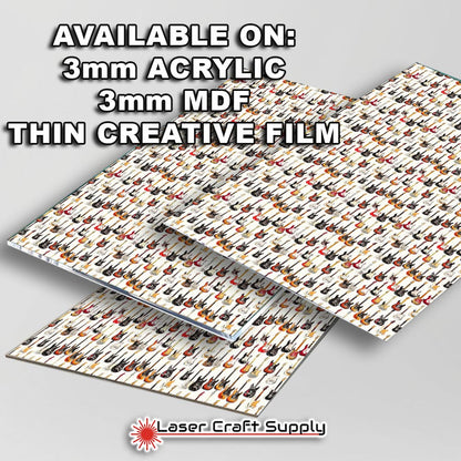 Creative Cast Acrylics - Electric Guitars