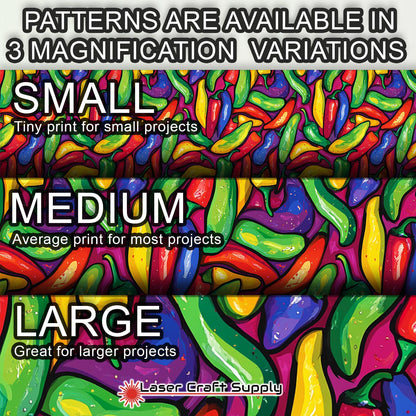 Creative Cast Acrylics - Intertwined Hot Peppers