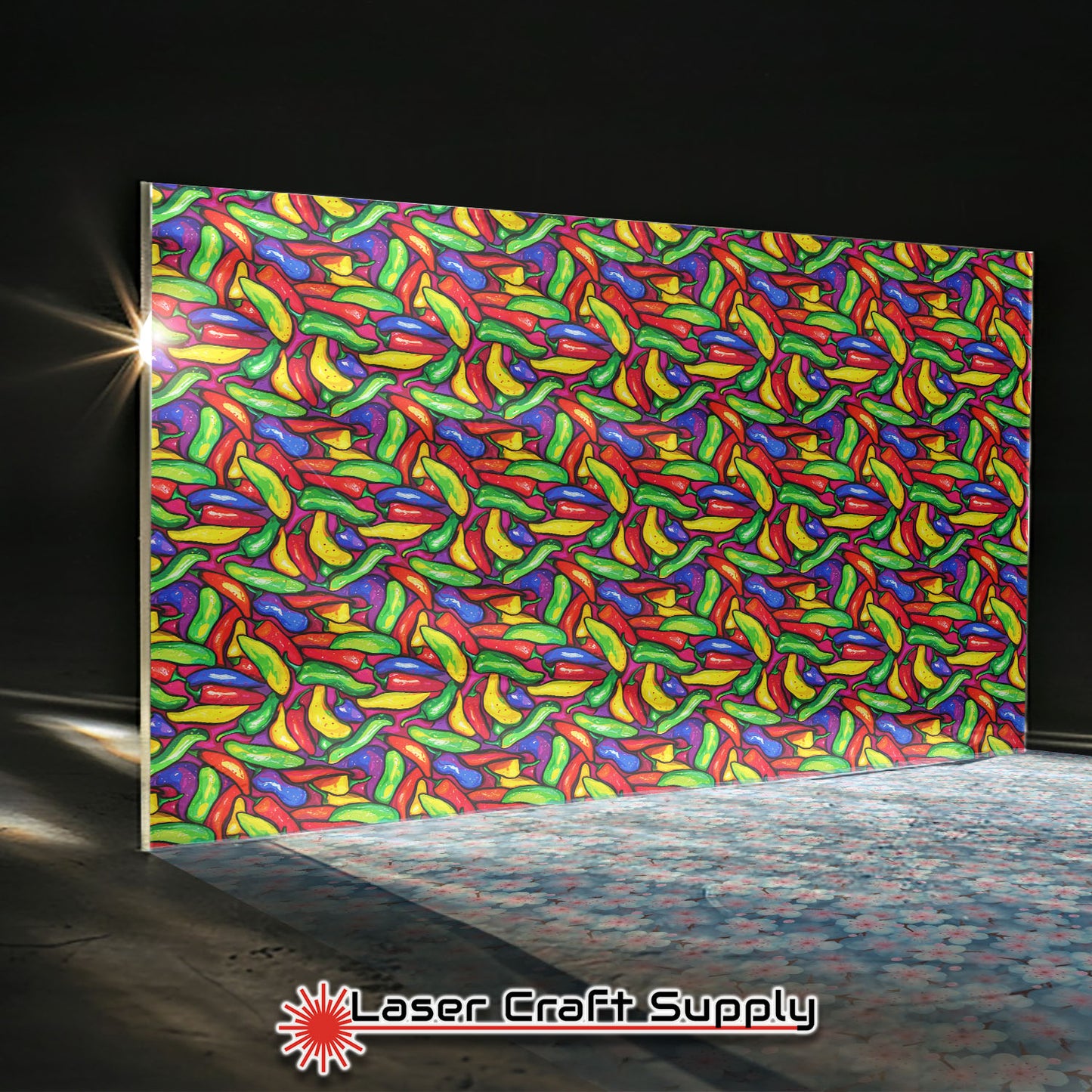 Creative Cast Acrylics - Intertwined Hot Peppers