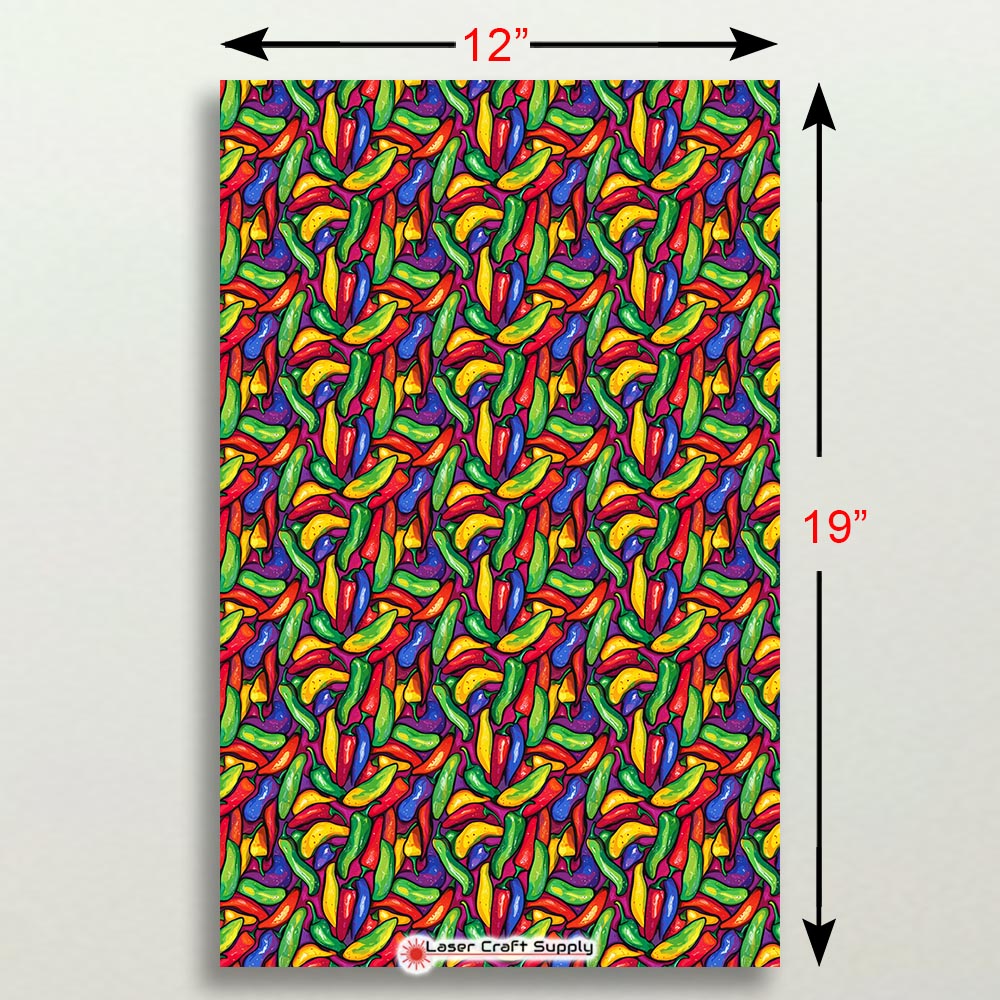 Creative Cast Acrylics - Intertwined Hot Peppers