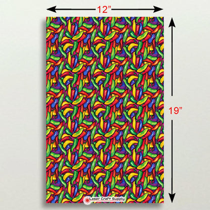 Creative Cast Acrylics - Intertwined Hot Peppers