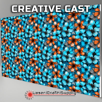 Creative Cast Acrylics - Flowers & Turquoise