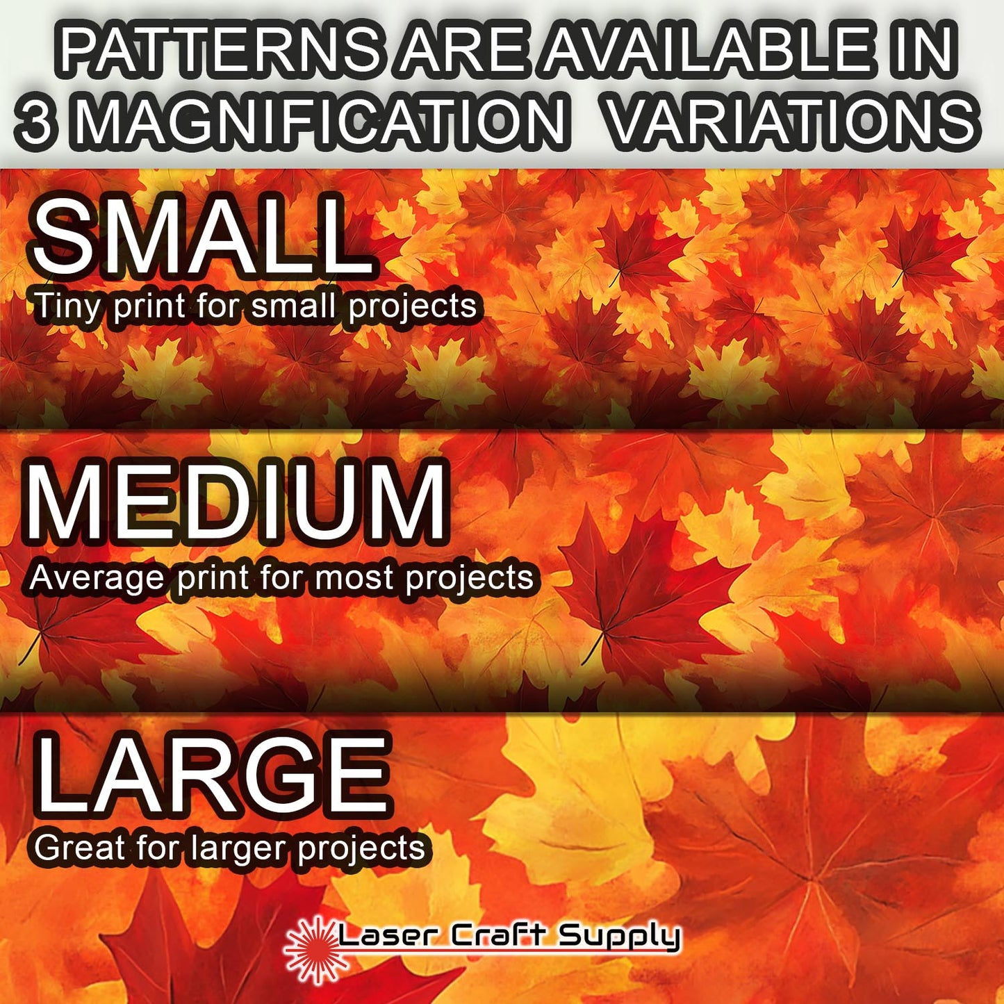 Creative Cast Acrylics - Fall Leaves in Bright Orange and Reds