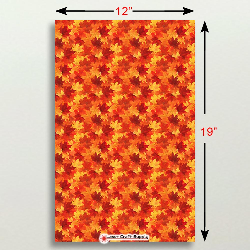 Creative Cast Acrylics - Fall Leaves in Bright Orange and Reds